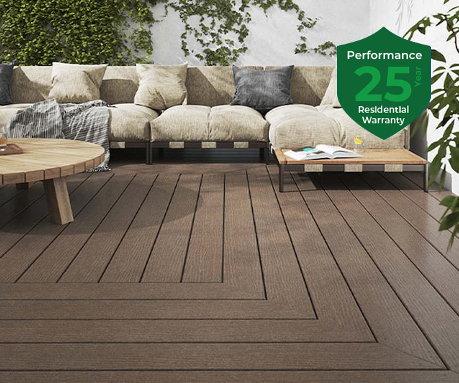 Brecon Shale Wood Effect Composite Decking Board