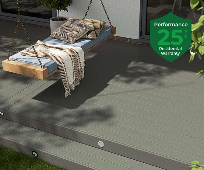 Cornish Pebble Wood Composite Decking Board